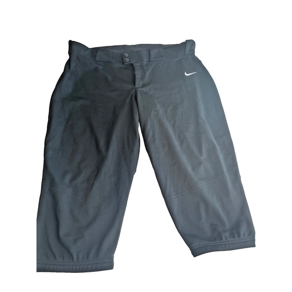 Nike Team Engineered Softball Pants Women's Black Dri-FIT Knicker XL Used - Picture 2 of 13